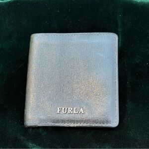 Vintage Woman’s Furla Dark Leather Card Holder/Wallet